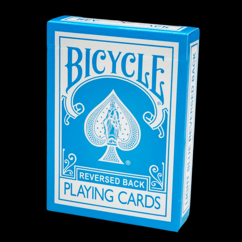Light Blue Bicycle Playing Cards Deck