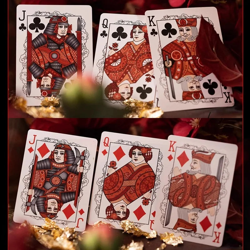 Dragon Red Playing Cards Deck Card Games Magic Tricks