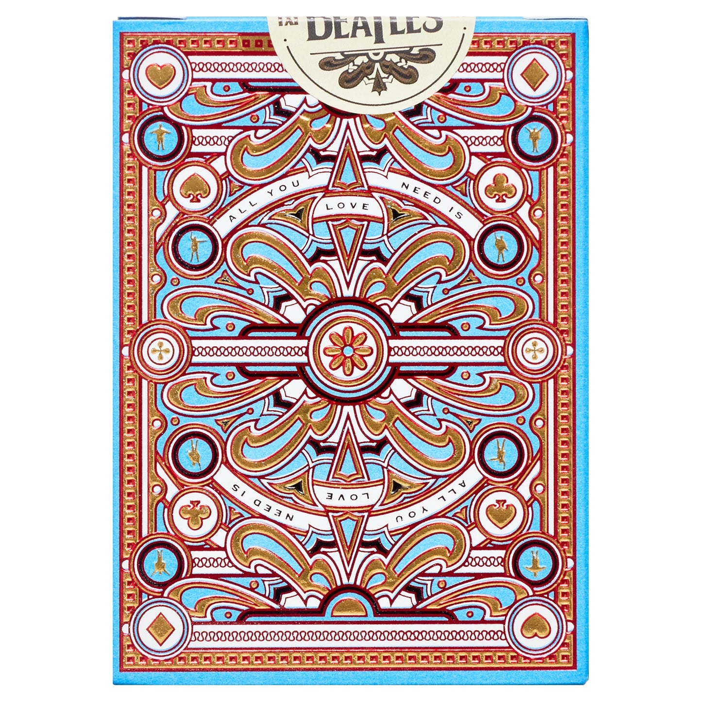 the Beatles Playing Cards (Blue)