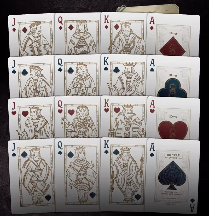 Cypher Playing Cards Deck Poker Size Card Games Magic Tricks