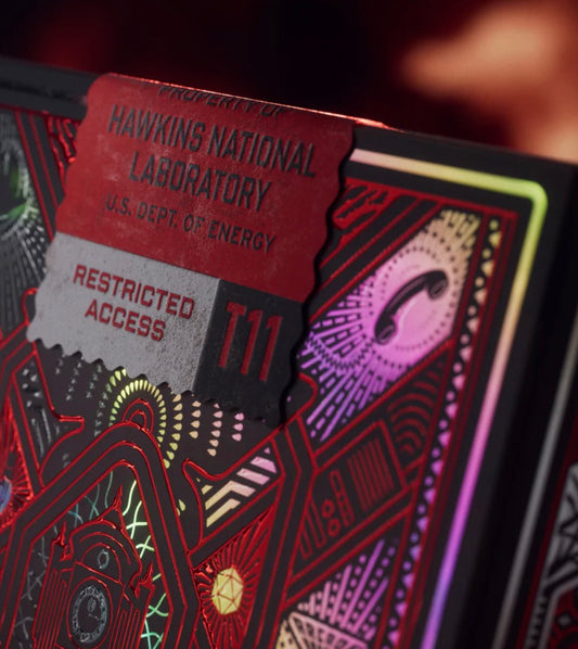 Stranger Things playing cards