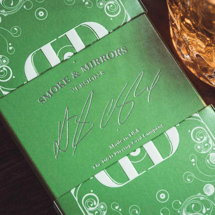 Smoke & Mirrors v8 Playing Cards - Green