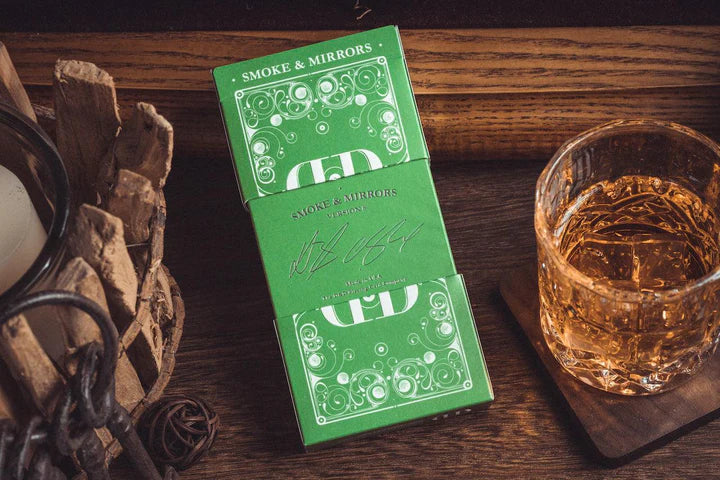 Smoke & Mirrors v8 Playing Cards - Green
