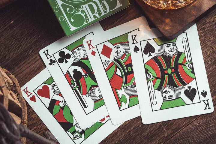 Smoke & Mirrors v8 Playing Cards - Green