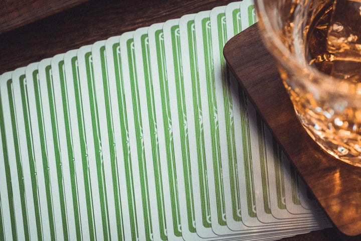 Smoke & Mirrors v8 Playing Cards - Green