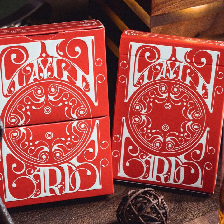 Smoke & Mirrors v8 Playing Cards - Red