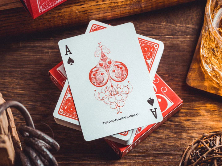 Smoke & Mirrors v8 Playing Cards - Red
