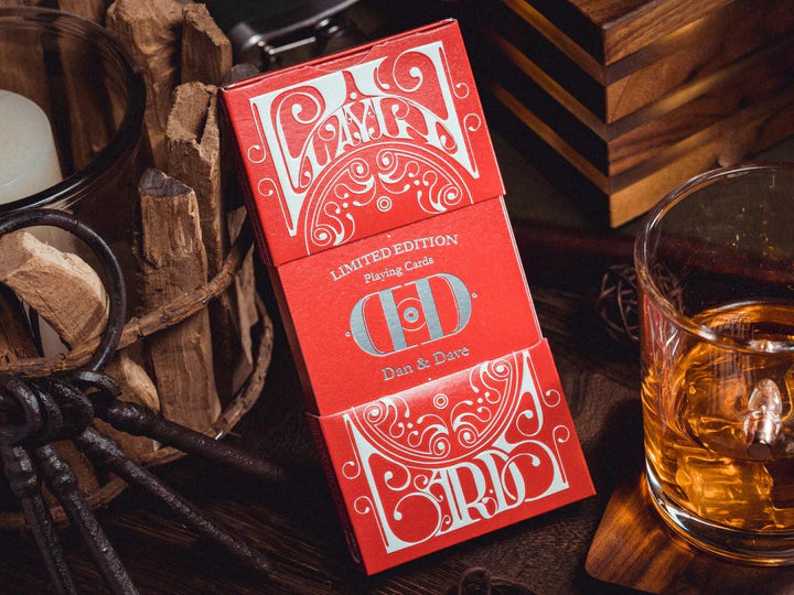 Smoke & Mirrors v8 Playing Cards - Red