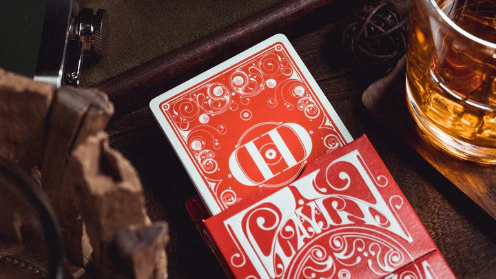 Smoke & Mirrors v8 Playing Cards - Red