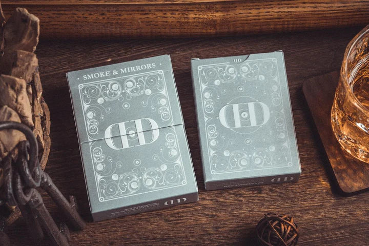 Mafia Smoke & Mirrors v8 Playing Cards - Silver