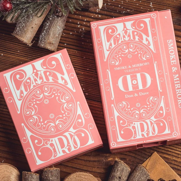 Smoke & Mirrors v9 Playing Cards - Pink