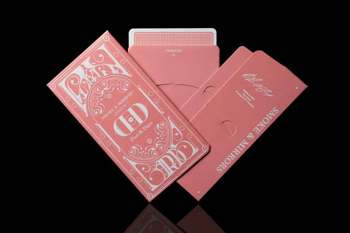 Smoke & Mirrors v9 Playing Cards - Pink