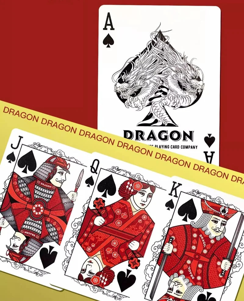 Dragon Red Playing Cards Deck Card Games Magic Tricks