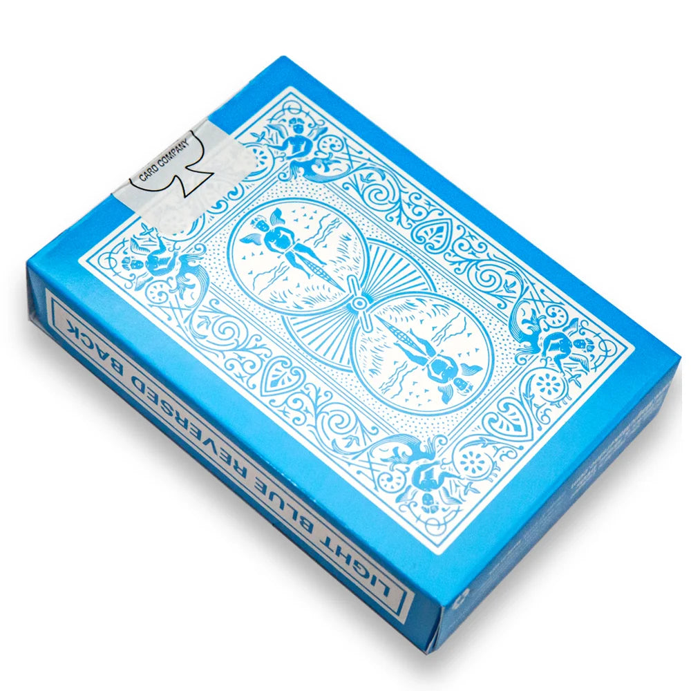 Light Blue Bicycle Playing Cards Deck