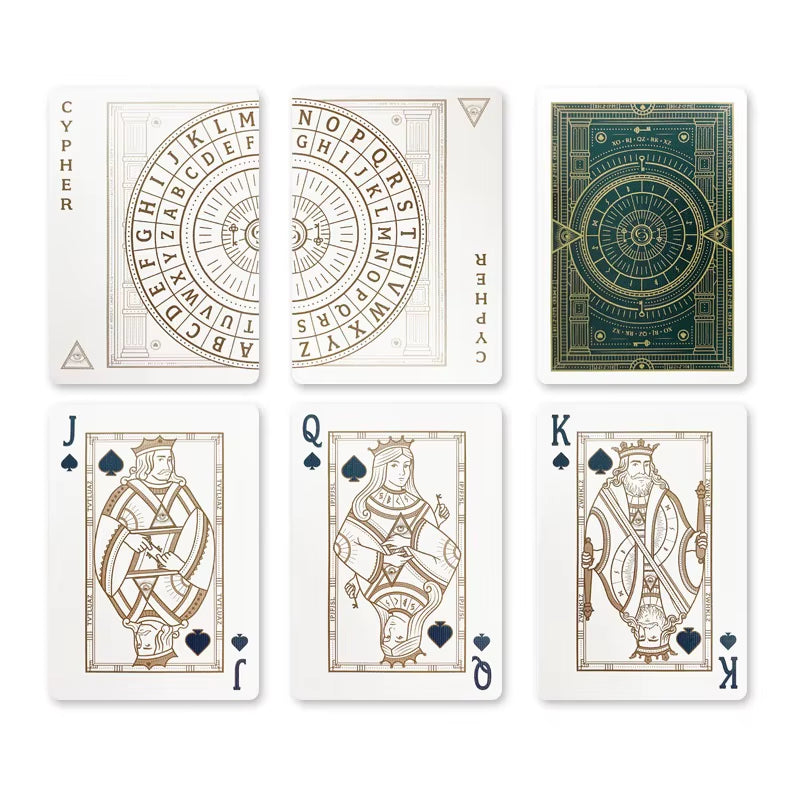 Cypher Playing Cards Deck Poker Size Card Games Magic Tricks