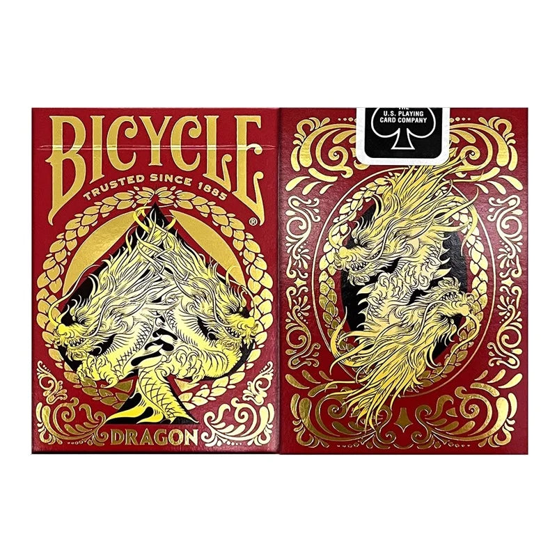 Dragon Red Playing Cards Deck Card Games Magic Tricks